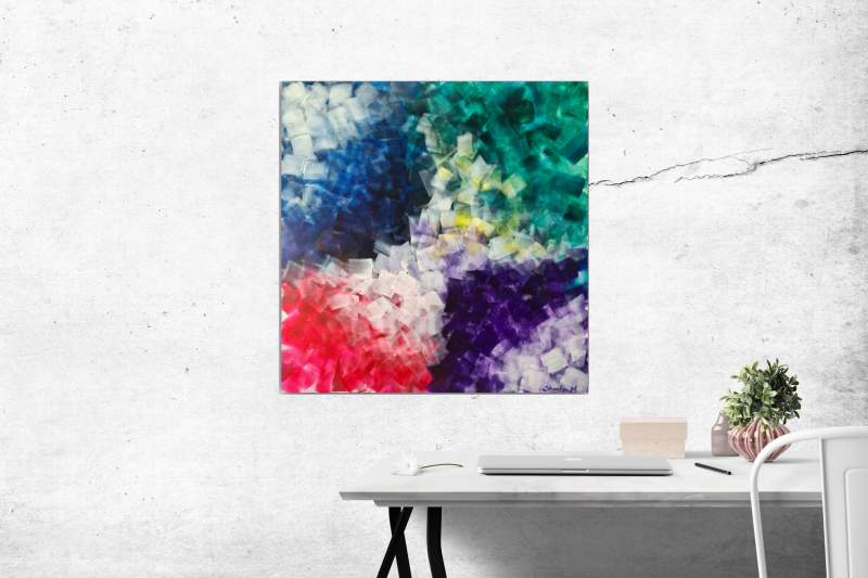 Through broken glass - view 2