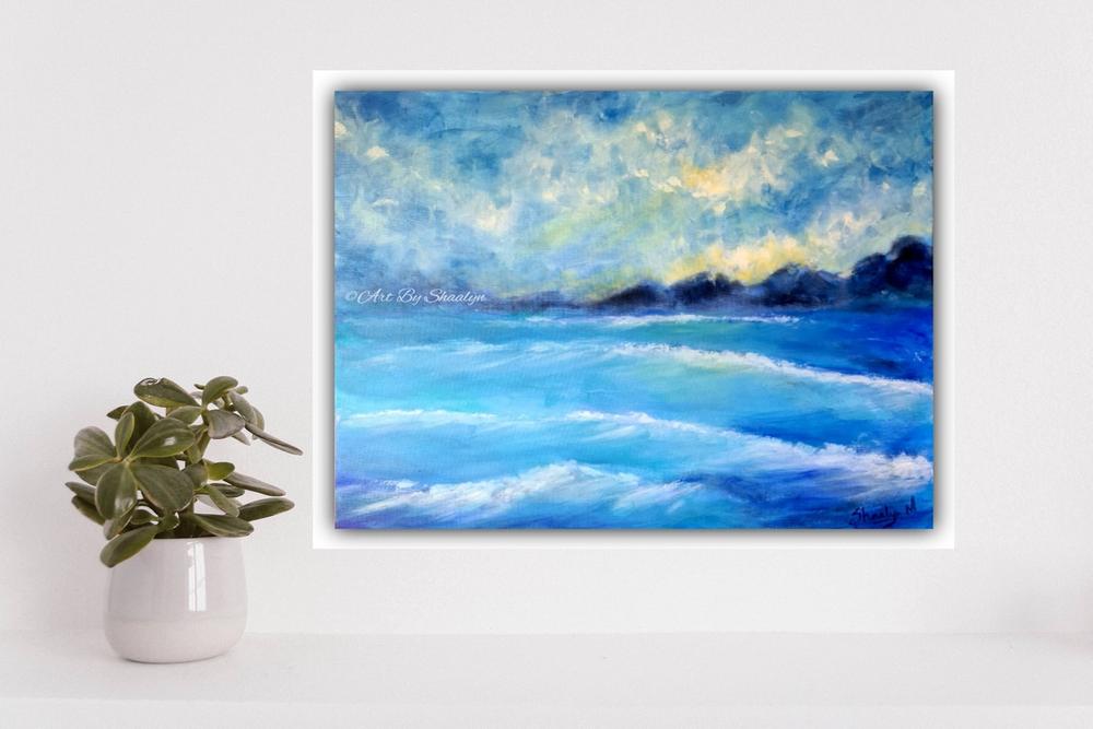 Windy Colva Beach - view 2